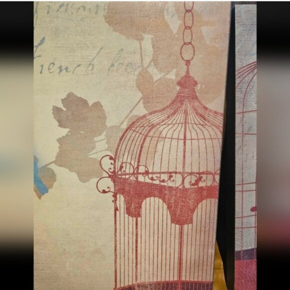 Birdcage canvas by Asea Jensen set of 2 - Picture 5 of 6